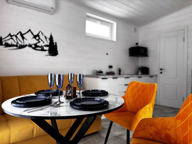 Дом 2-местный 1-комнатный (№1, с купелью)