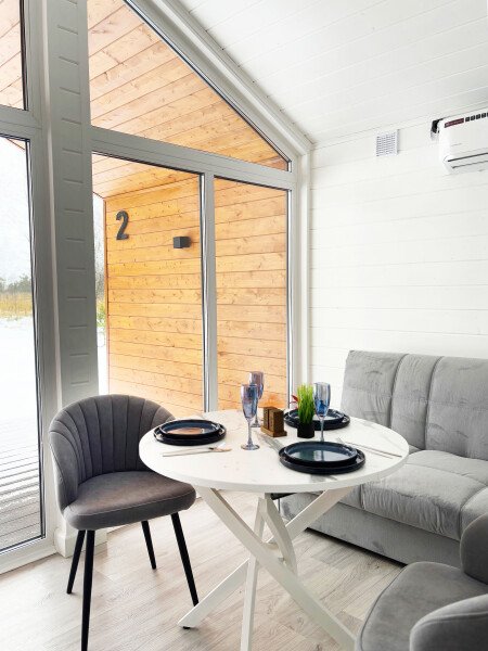 Дом 2-местный 1-комнатный (№2, с купелью)