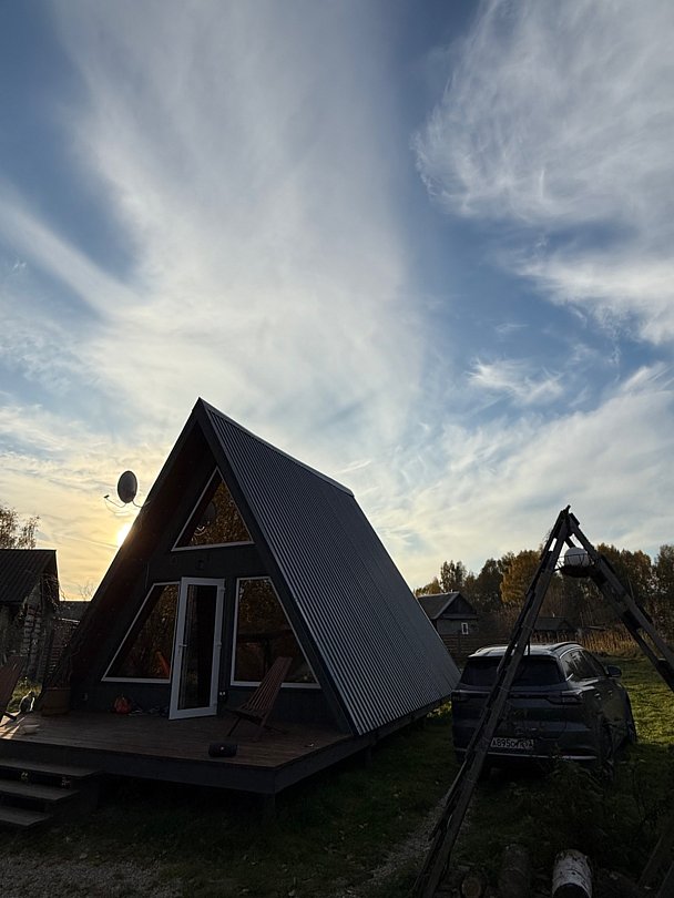 Фото 1 из отзыва о гостевом доме A-Frame Гнездо