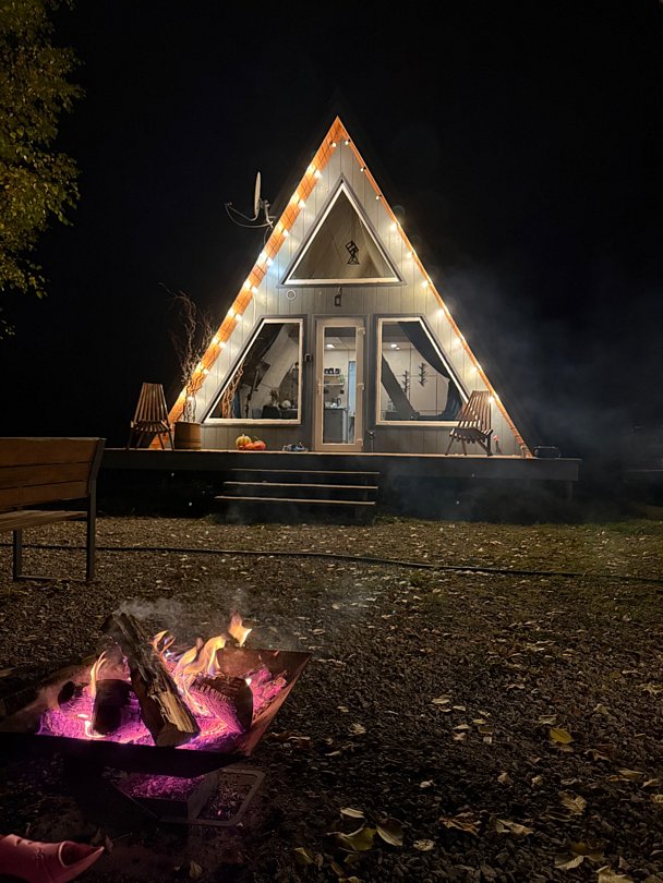 Фото 6 из отзыва о гостевом доме A-Frame Гнездо