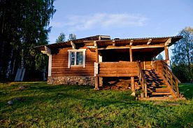 Одноэтажный дом 100 м², Карельский домик, Суоярви