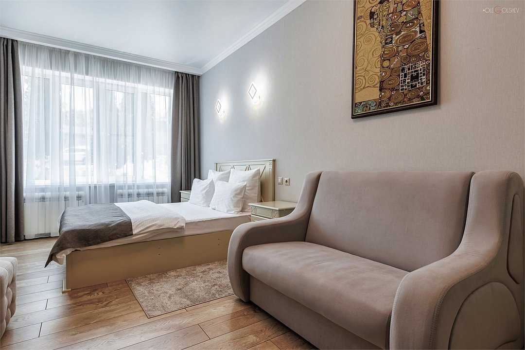 Полулюкс 2-местный 1-комнатный (с диваном, 2 этаж)