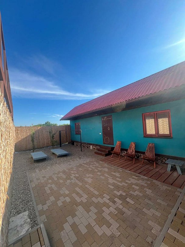 Дом 4-местный 1-комнатный (Голубой, №3)