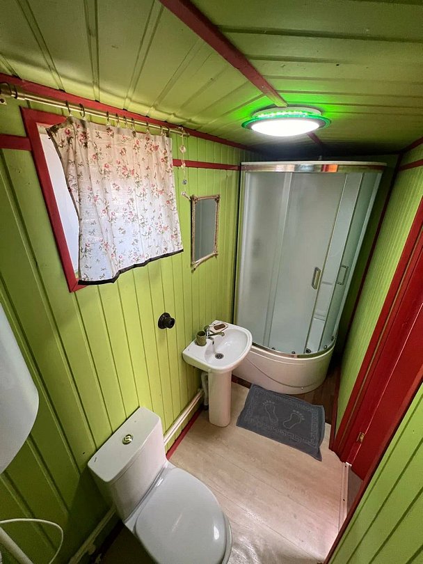 Дом 4-местный 1-комнатный (Голубой, №3)