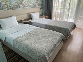 Двухместный номер с 2 отдельными кроватями и балконом, Гостевой дом Лаванда, Гагра