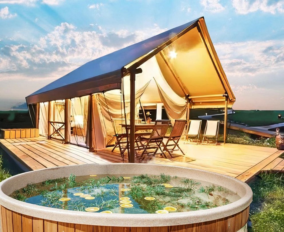 Лодж 4-местный 2-комнатный (Озерный Простор)