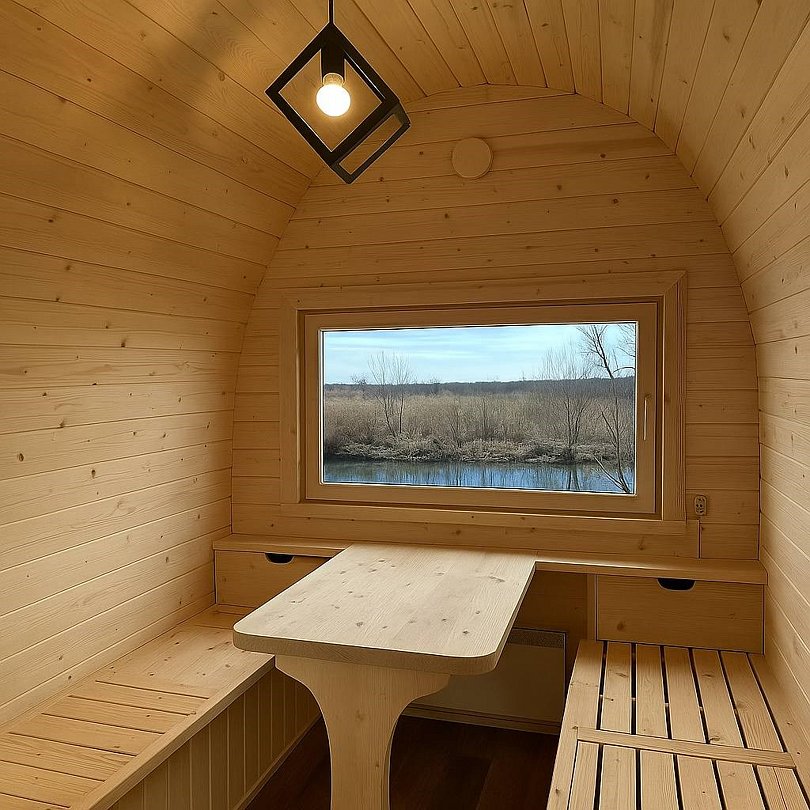 Бунгало 2-местный 1-комнатный (с баней и купелью)