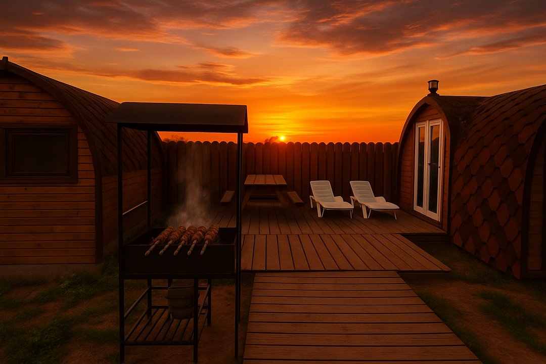 Бунгало 2-местный 1-комнатный (с баней и чаном)