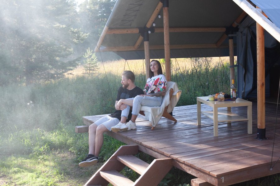 Тент-хаус 2-местный 1-комнатный (DBL, б/у)