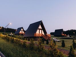 A-frame Графитовый, База отдыха Вондига Парк, Дерюзино