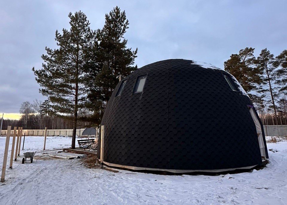 Дом 8-местный 3-комнатный Купольный