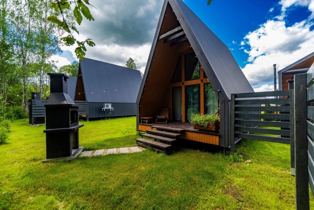 Частный Дом Афрейм с видом на лес №2, Анашкино (гп Кубинка), Московская область