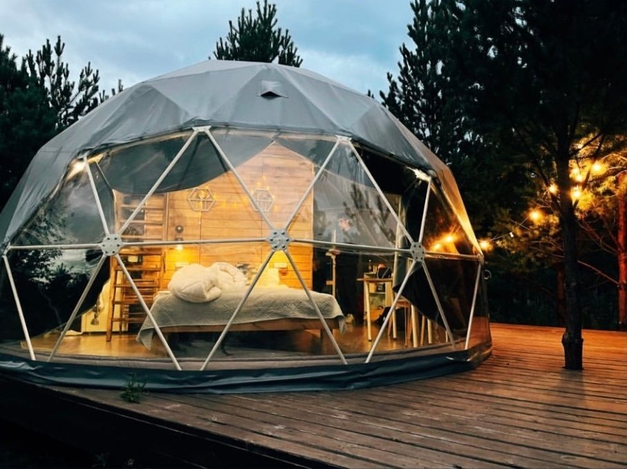 Купольный глэмп 4-местный