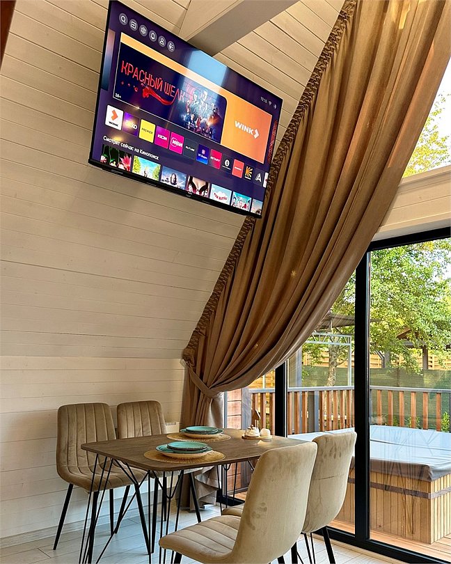 А-фрейм 4-местный 1-комнатный