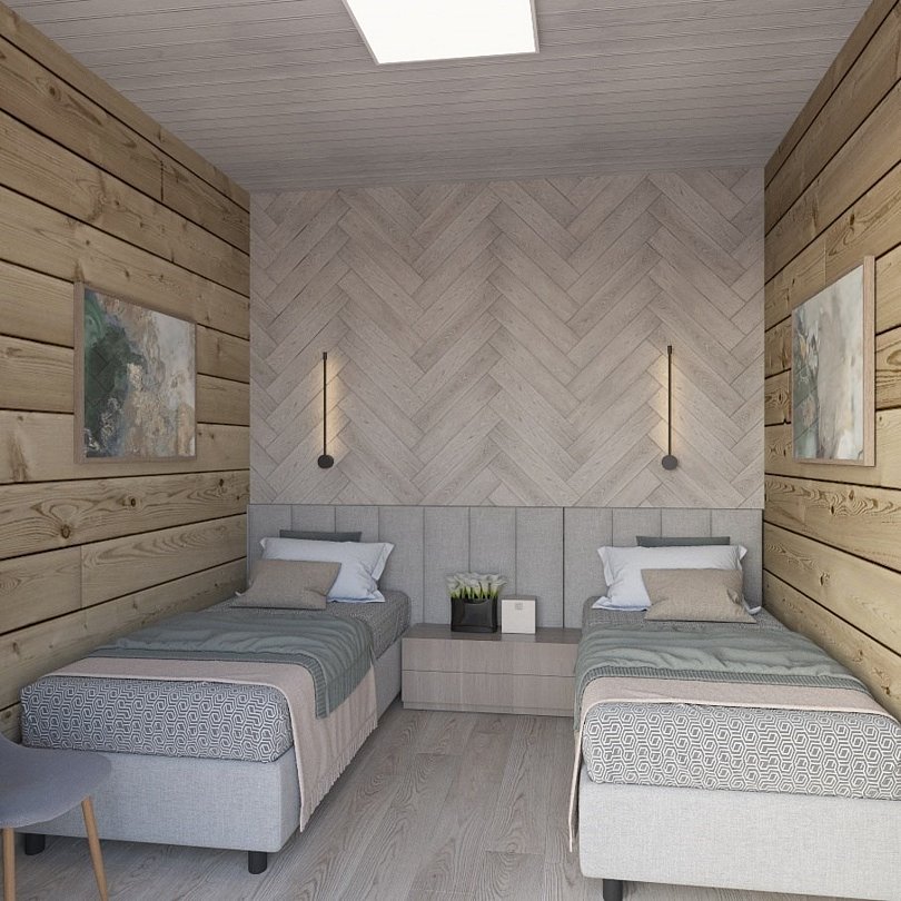 Апартаменты 4-местный 2-комнатный (Семейный)