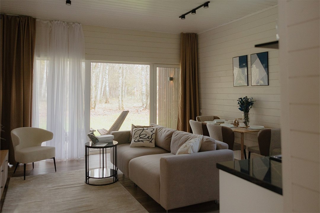 Дом 6-местный 3-комнатный (У леса на опушке с террасой)