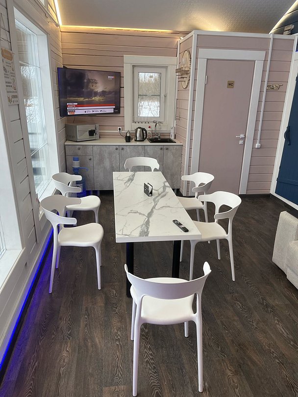 Дом 4-местный 1-комнатный (с баней)