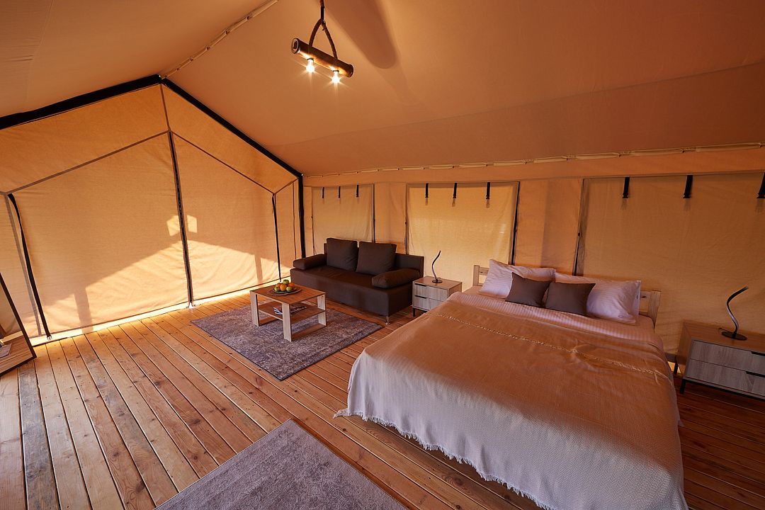 Тент-хаус 2-местный 1-комнатный | HOUSE OF THE SEA Glamping , Очамчырский район