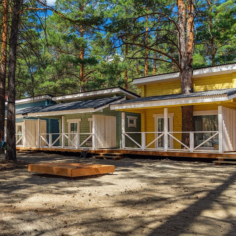 Домик Эко-дом 4-местный 2-комнатный №1-4 (Семейный квартал)