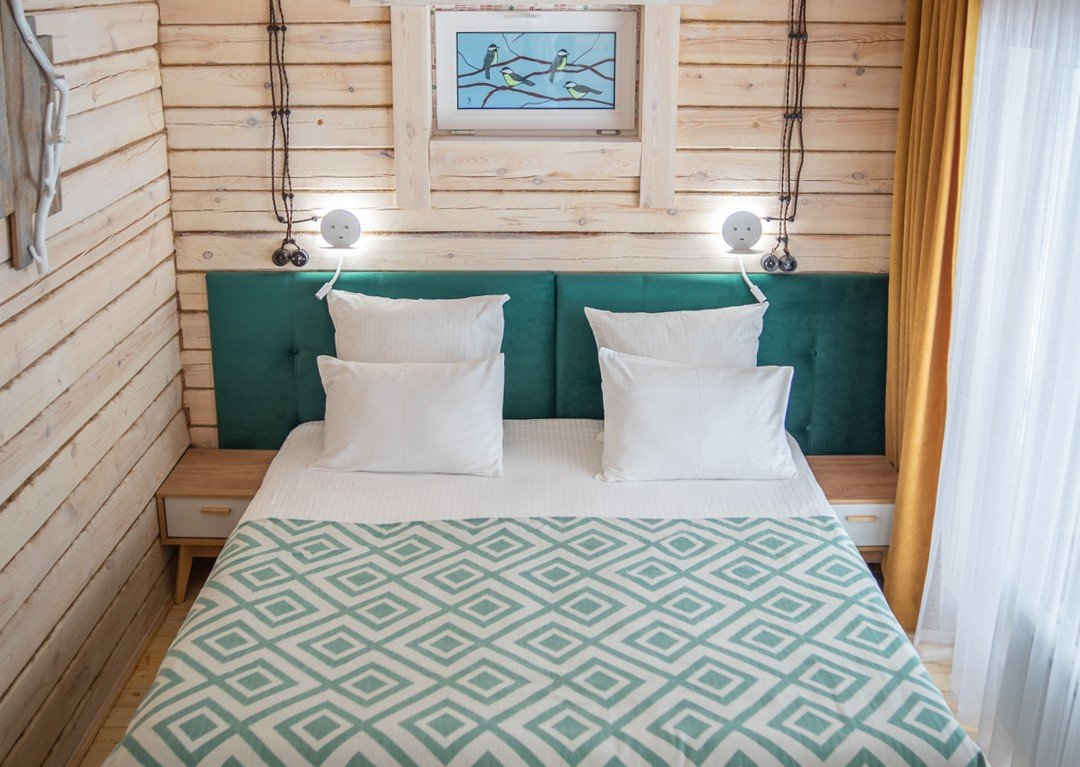 Домик Эко-дом 4-местный 2-комнатный №1-4 (Семейный квартал)