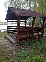 Беседка + палатка, База отдыха Аура, село Передел