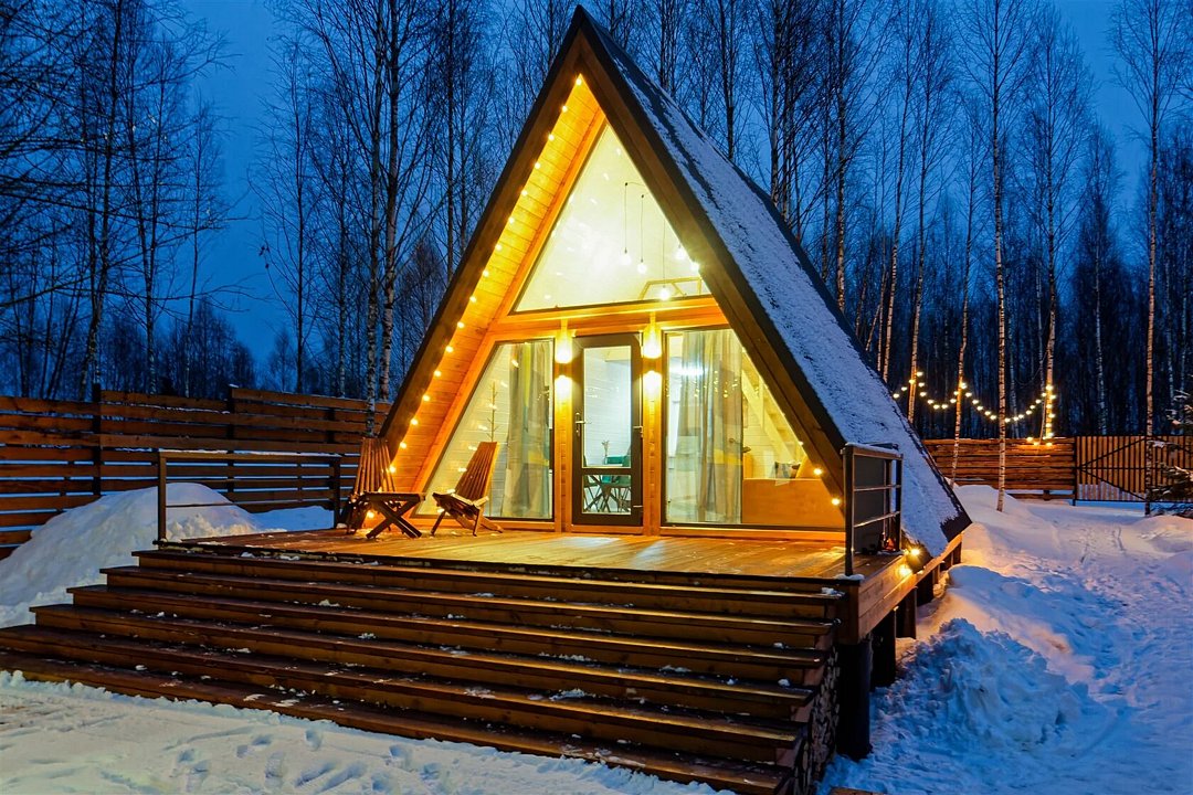 Дом 2-местный 1-комнатный (А-фрейм 1)