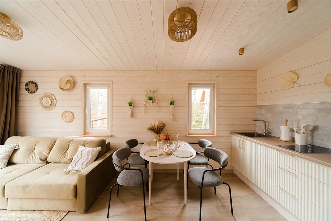 Дом 2-местный 1-комнатный (Барнхаус Бохо)