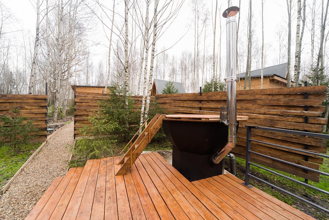 Дом 2-местный 1-комнатный (Барнхаус Бохо)