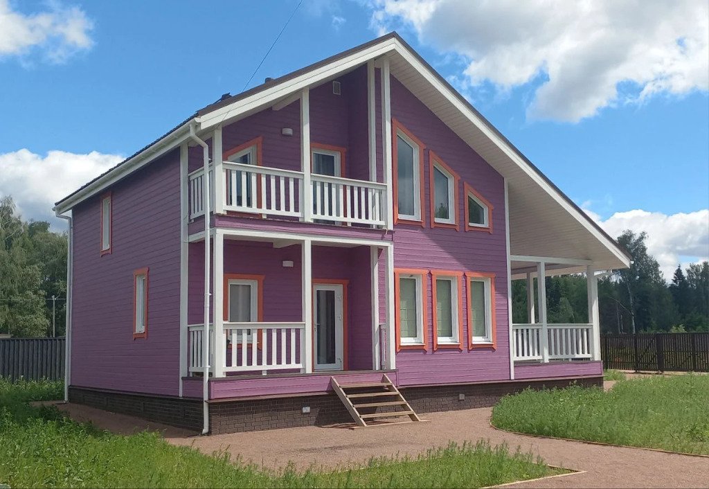 Частный дом Фиолетовое лето, село Тишково, Московская область