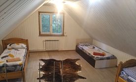Двухместные апартаменты Superior 2 отдельные кровати, Частный дом Домик с Баней в Саду, Зеленоградский