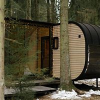 Двухместный номер Standard двуспальная кровать, Коттедж Озеро белых лилий, Пушкинский район