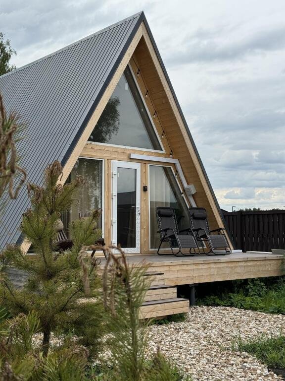 Коттедж Дом у озера, Ступинский район, Московская область