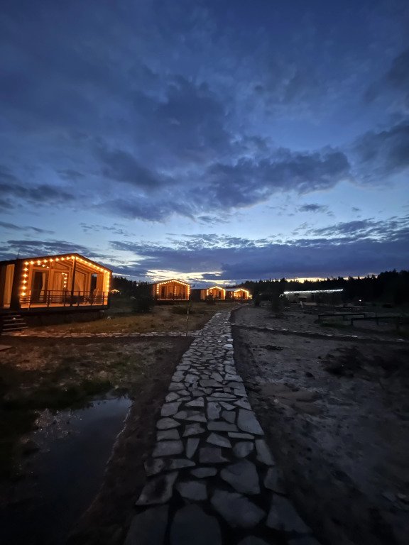 Частный дом в стиле Эко Фермерские Дачи, Московская область: фото 2