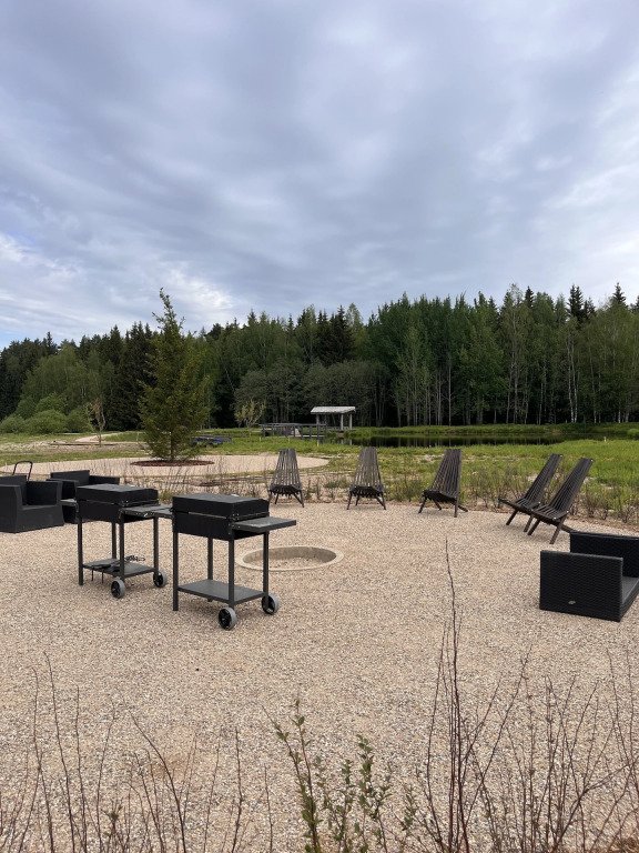 Частный дом в стиле Этно Фермерские Дачи, Московская область: фото 4