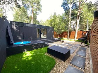 Частный дом Домик для Отдыха Вдвоем, с Сауной, Купелью, Мангалом и дизайнерской территорией