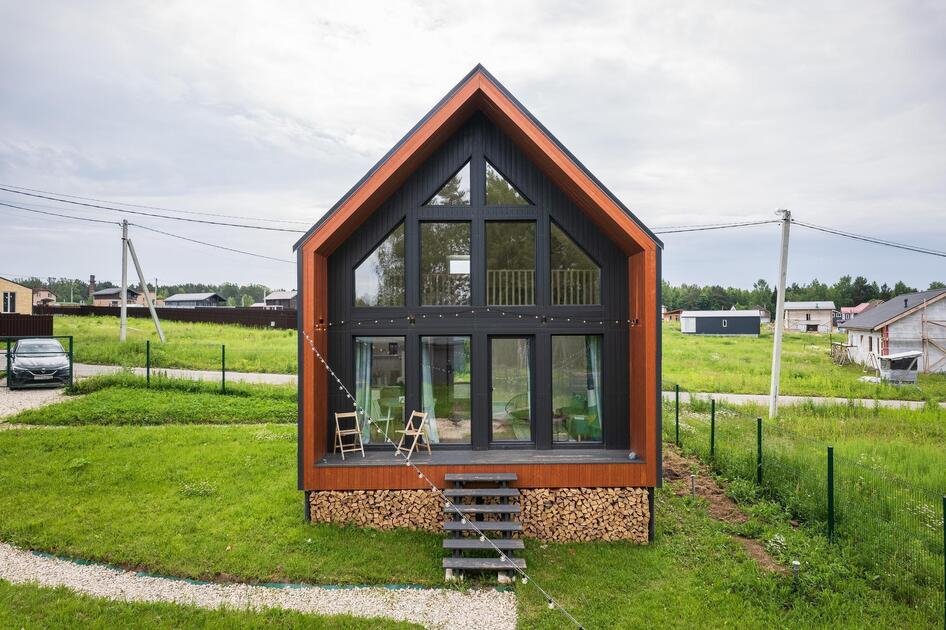 Дом Барн дальний Лес_Озеро_Дом, Московская область, Семеновское Ступинский район