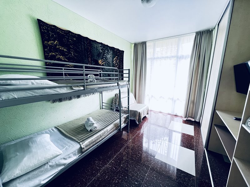 Апартаменты 6-местный 3-комнатный (с кухней)