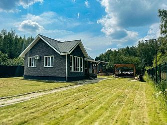 Дом в лесу с баней и чаном