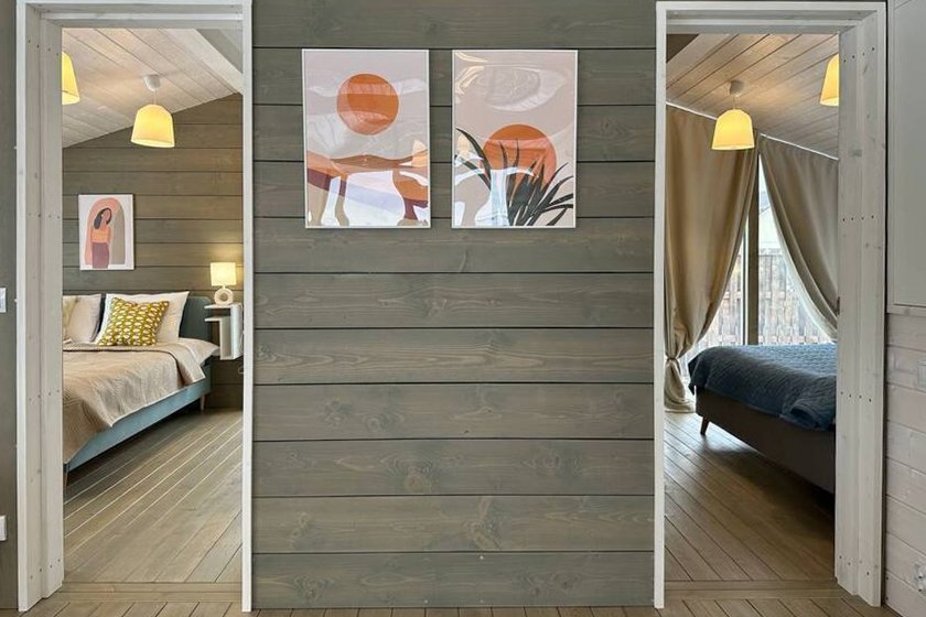 Дубльдом с камином Лес_Озеро_Дом, Московская область: фото 4