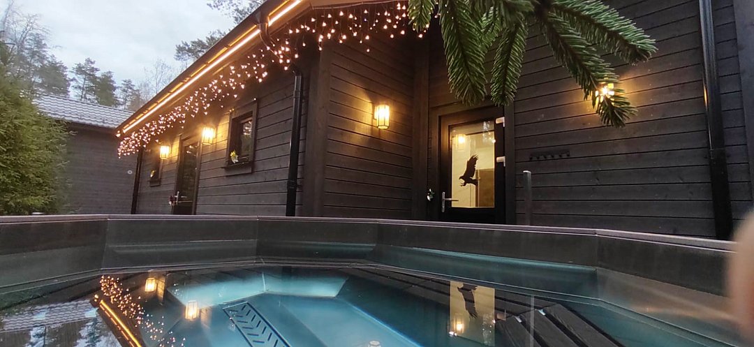 Норвежский коттедж «Гренландия с русской парной» | Миден, Ленинградская область