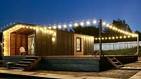 Lodge with pool, База отдыха Рыбинское море, Рыбинский район
