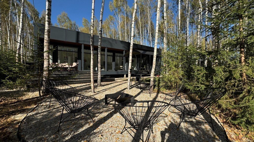 Дом Лесной с сауной и чаном Лес_Озеро_Дом, Московская область, Бекетово Ступинский район Ступино