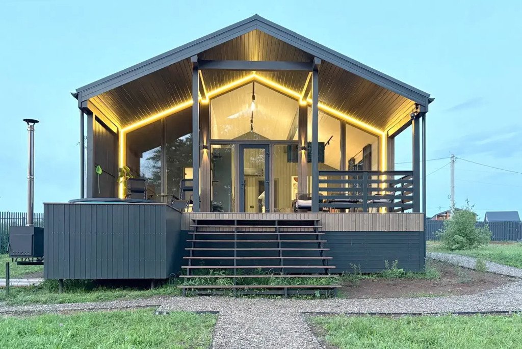 Частный Дом с сауной у купелью в 300 метрах от водохранилища, Московская область, Коломенский район 