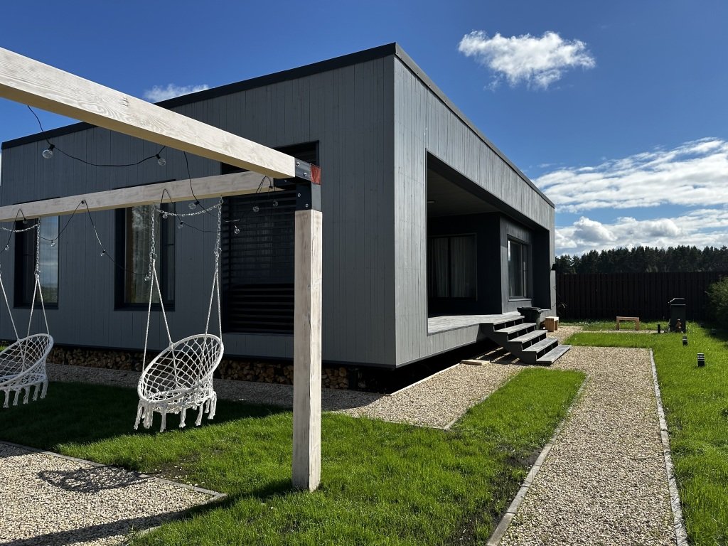 Частный дом с красивой костровой зоной, Ступинский район, Московская область