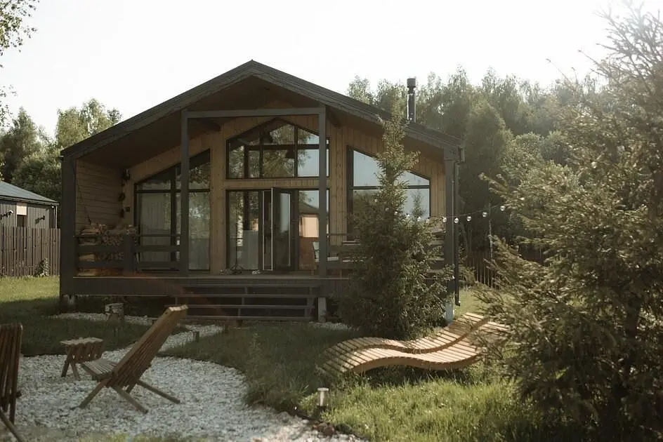 Дом Cozy home с сауной и камином Лес_Озеро_Дом, Мышенское, Московская область