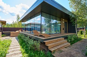 Дом Панорама Ривер 24 маленький Лес_Озеро_Дом