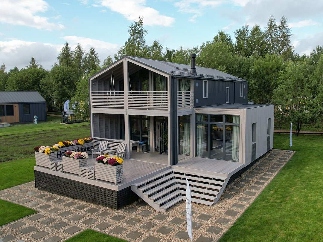 Дом Опен большой Лес_Озеро_Дом, Московская область, Якунино Истринский район