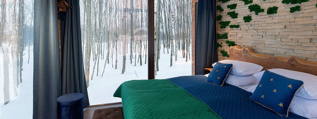 Дом 2-местнвй 1-комнатный (стеклянный)