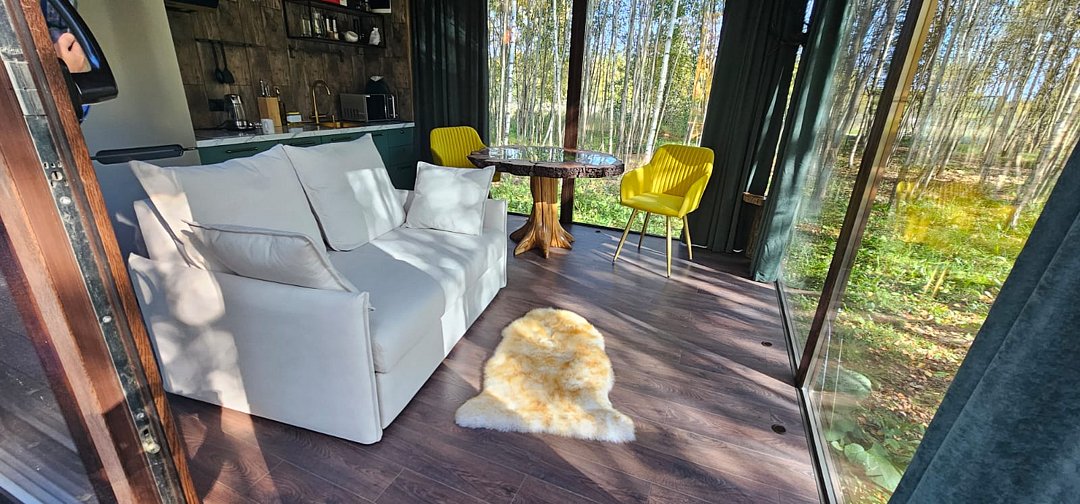 Дом 2-местнвй 1-комнатный (стеклянный)