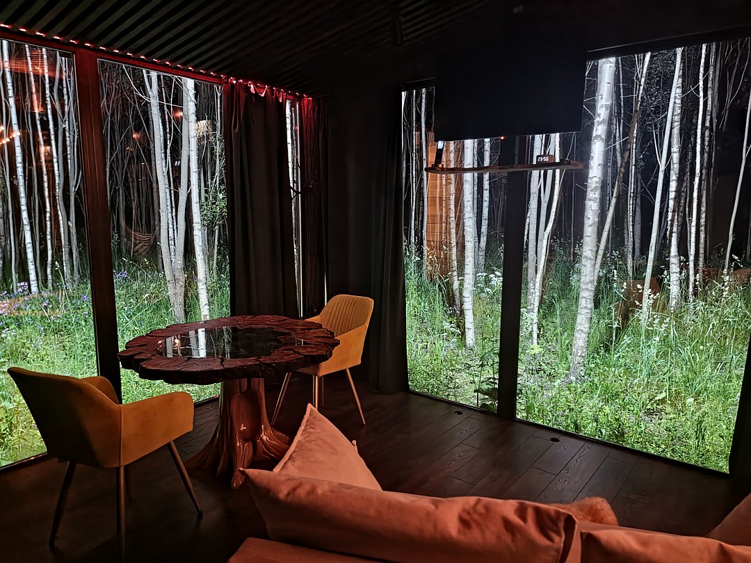 Дом 2-местнвй 1-комнатный (стеклянный)